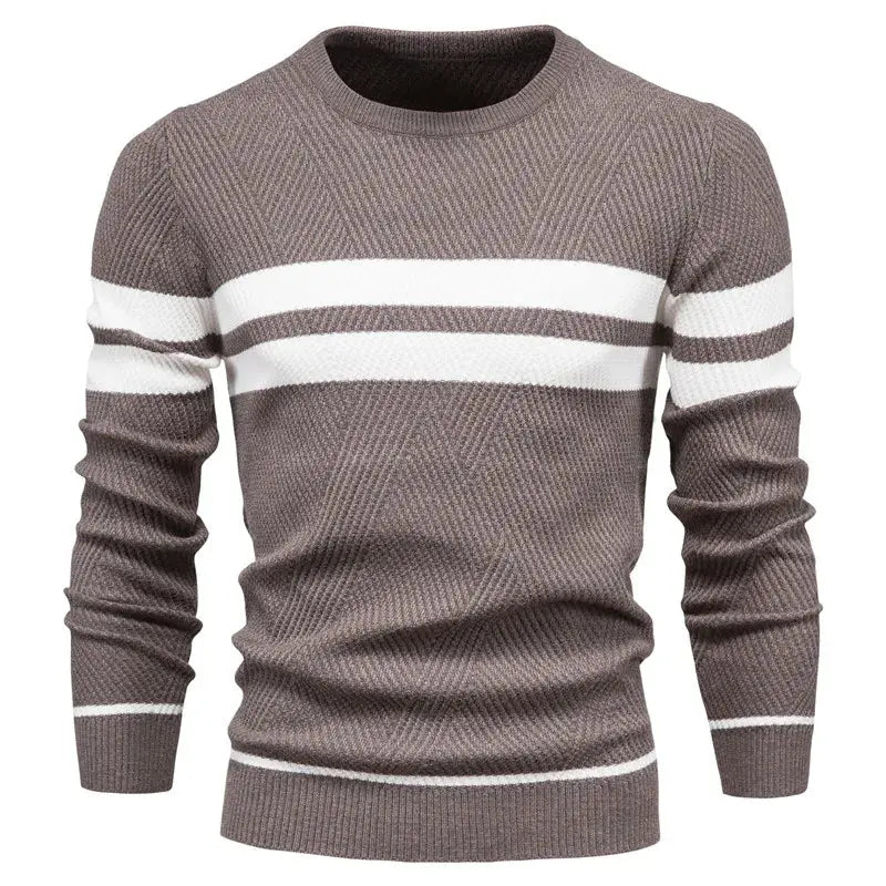 Thomas | Sweater Herre – Klassisk Pasform, Enkel Strik & Alsidig Brug
