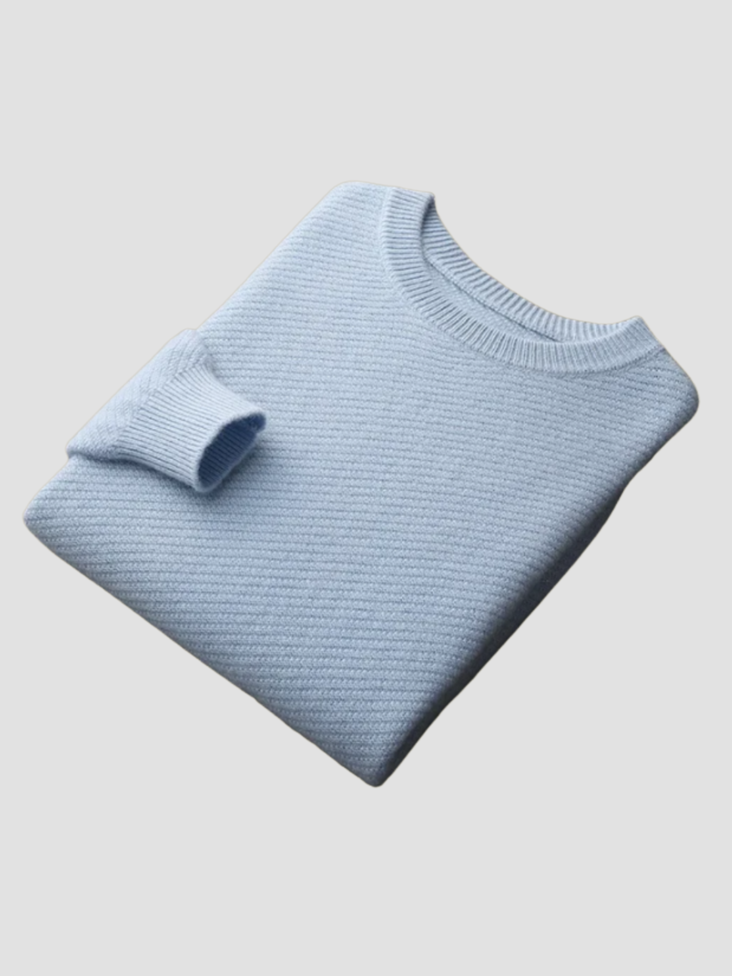 Martin | Klassisk Striktrøje med Rund Hals til Mænd