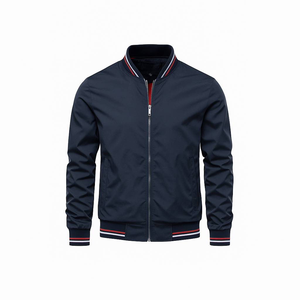 Klassisk Letvægts Bomber Jakke Herre - Slim Fit Lynlås Windbreaker i Flere Farver 9