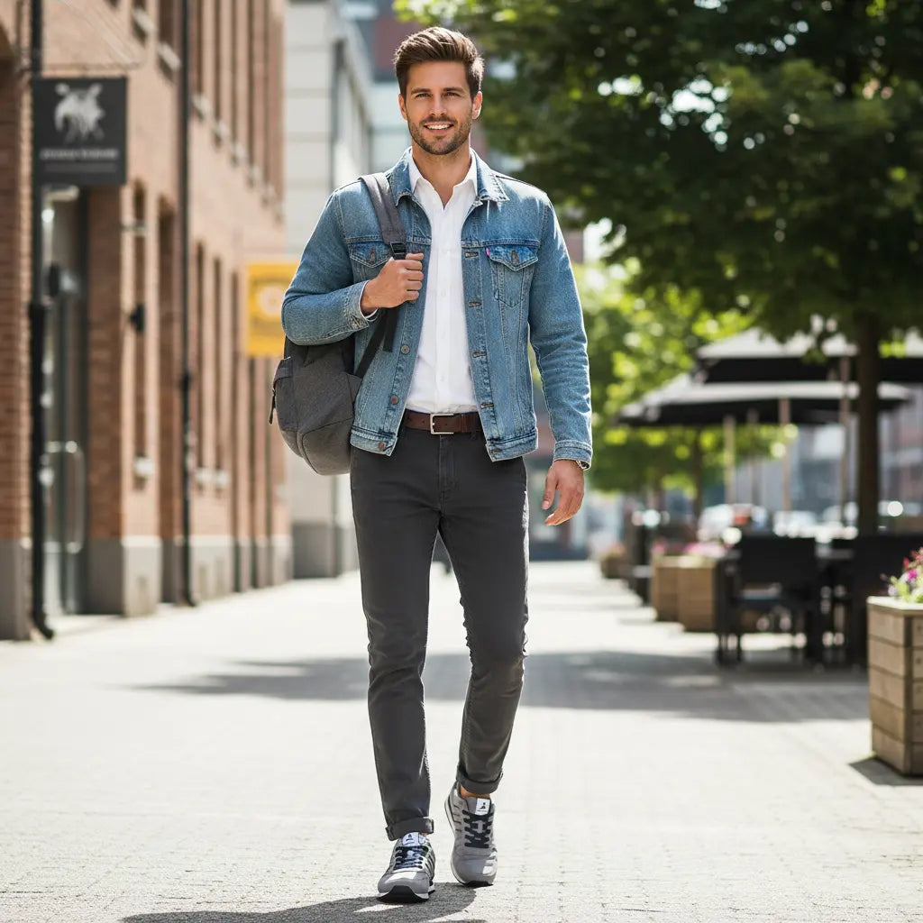 Klassiske Sneakers til Mænd | Ergonomisk Design med Minimalistisk Stil | Ideelle til Hverdag og Fritid 4