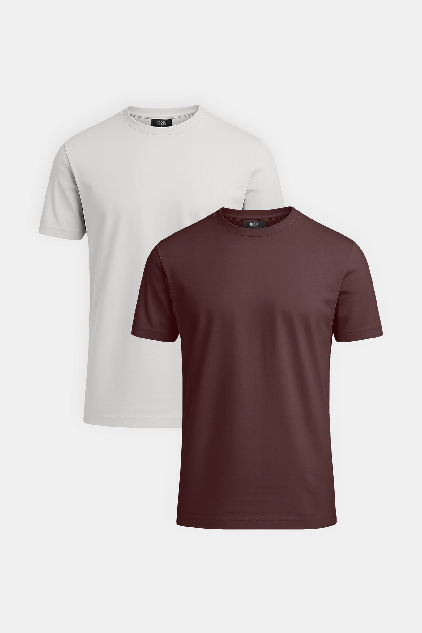 Luxe T-Shirt 2-Pack til Mænd - 100% Merceriseret Supima Bomuld, Slank Pasform 0