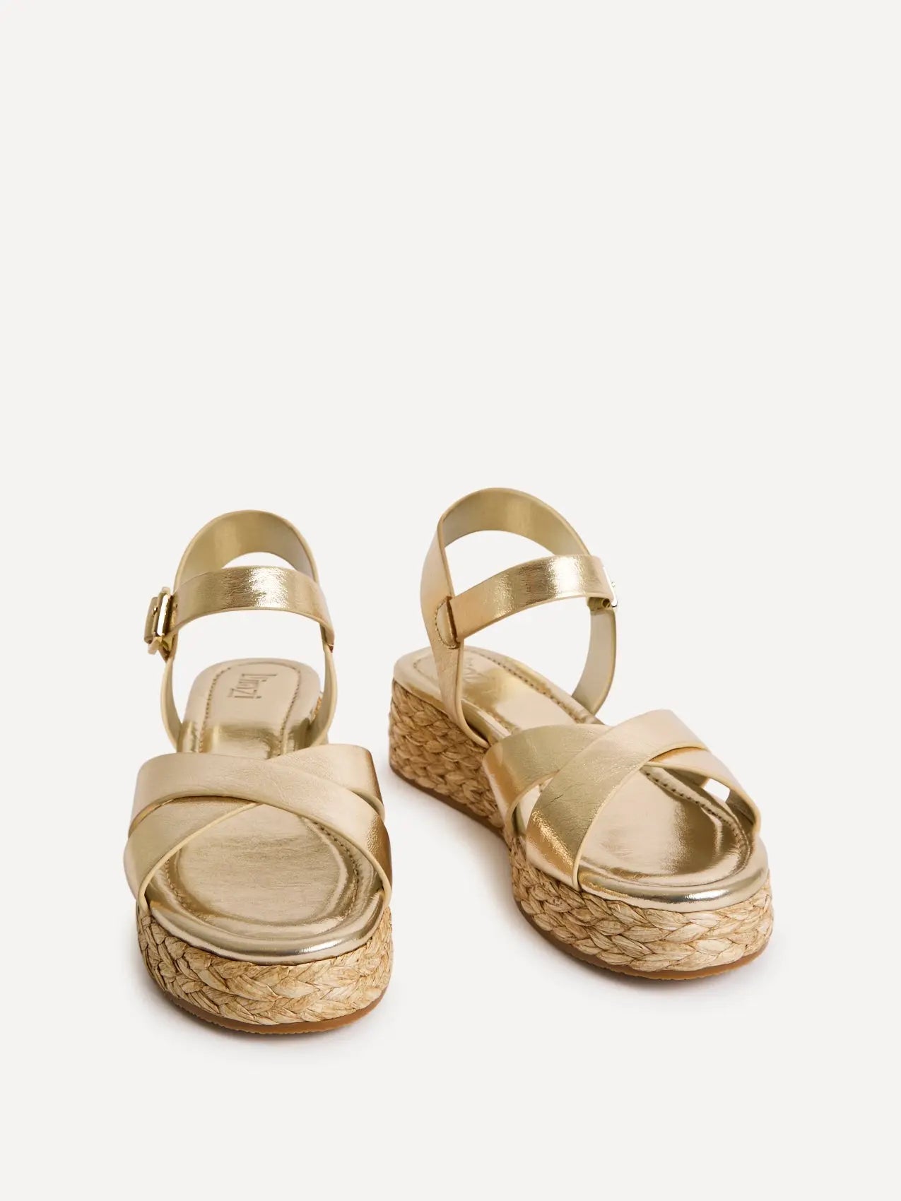 Sofie | Flatform Sandaler Dame med Krydsremme og Polstret Indersål | Komfortable Sommer Sandaler 3