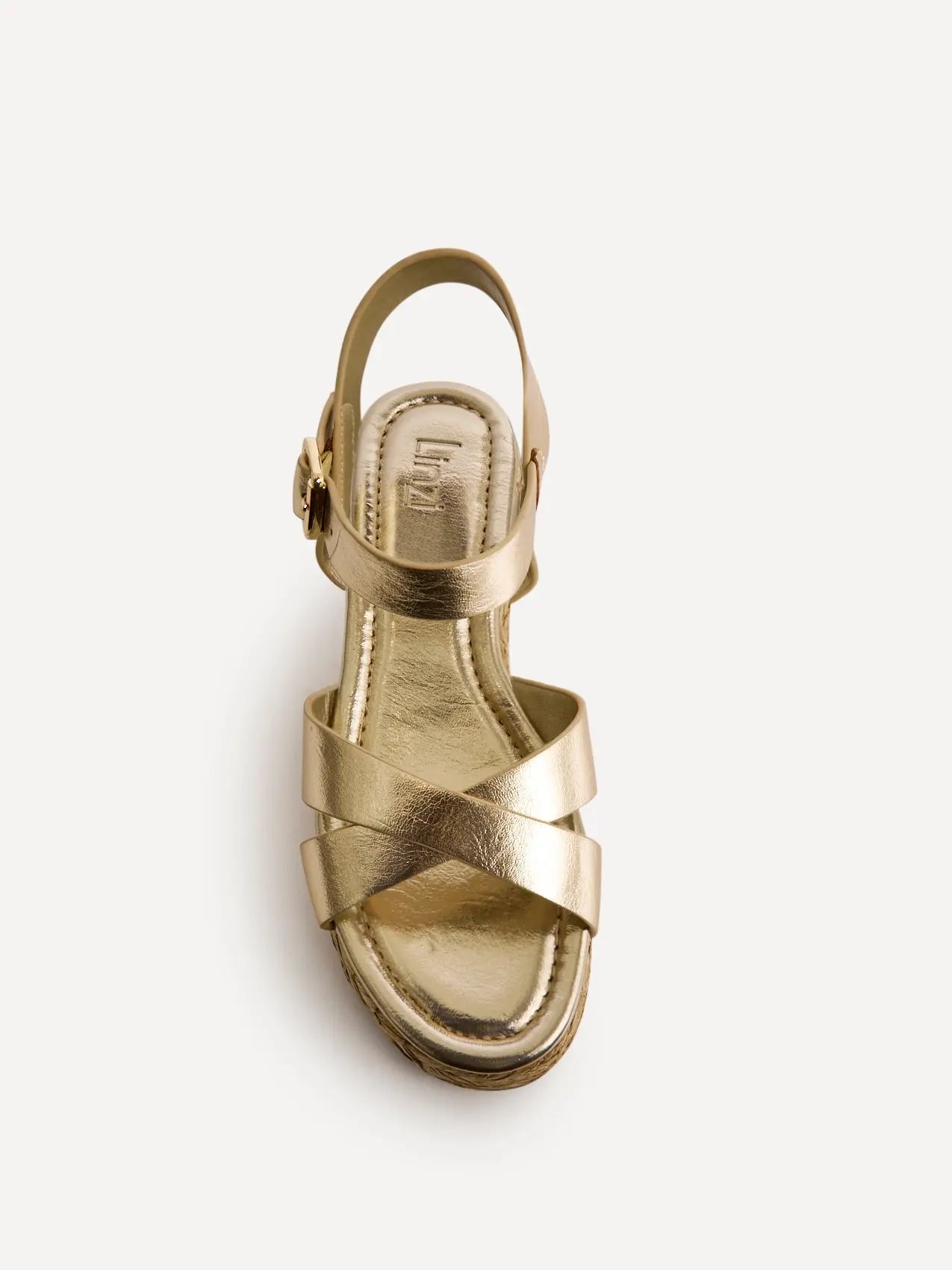Sofie | Flatform Sandaler Dame med Krydsremme og Polstret Indersål | Komfortable Sommer Sandaler 4