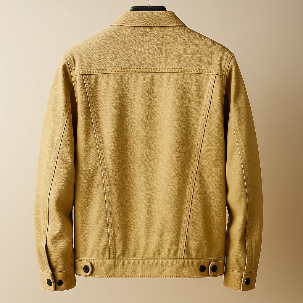 Denim Jakke Herre | Klassisk Design i Let Bomuldsdenim | Perfekt til Lag-på-Lag Styling 2