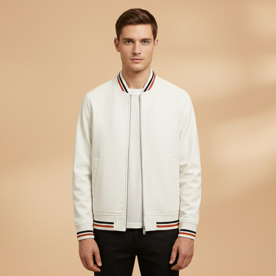 Let Bomberjakke Herre | Letvægts Design med Fuld Lynlås | Komfortabel Pasform til Overgangssæsonen 7