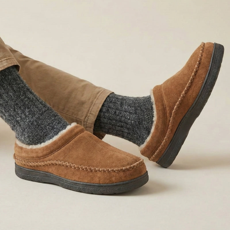 Unisex Orthopedic House Slippers | Warm Fleece with Arch Support | Wide Fit for Ultimate Comfort 3