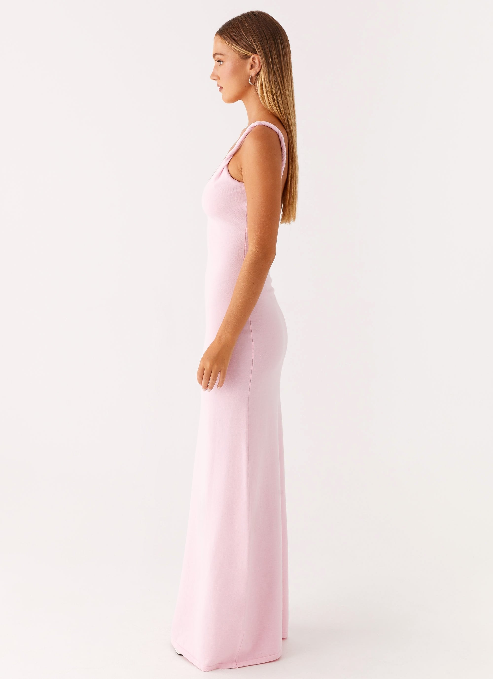 Slip Maxi Dress Women – Twisted Straps Slim Fit