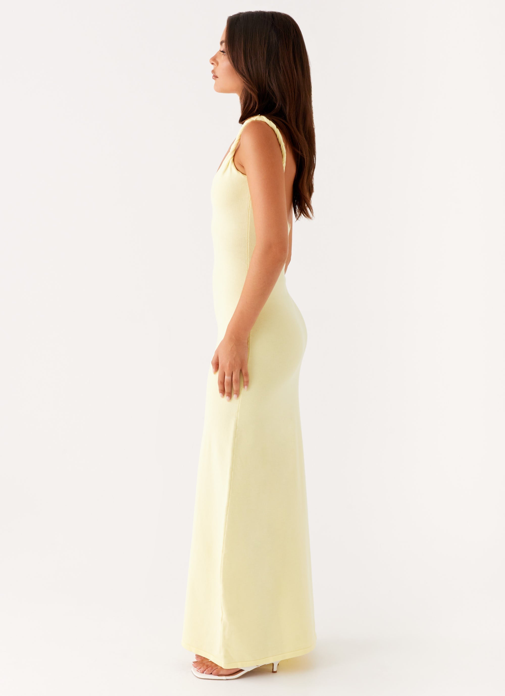 Slip Maxi Dress Women – Twisted Straps Slim Fit