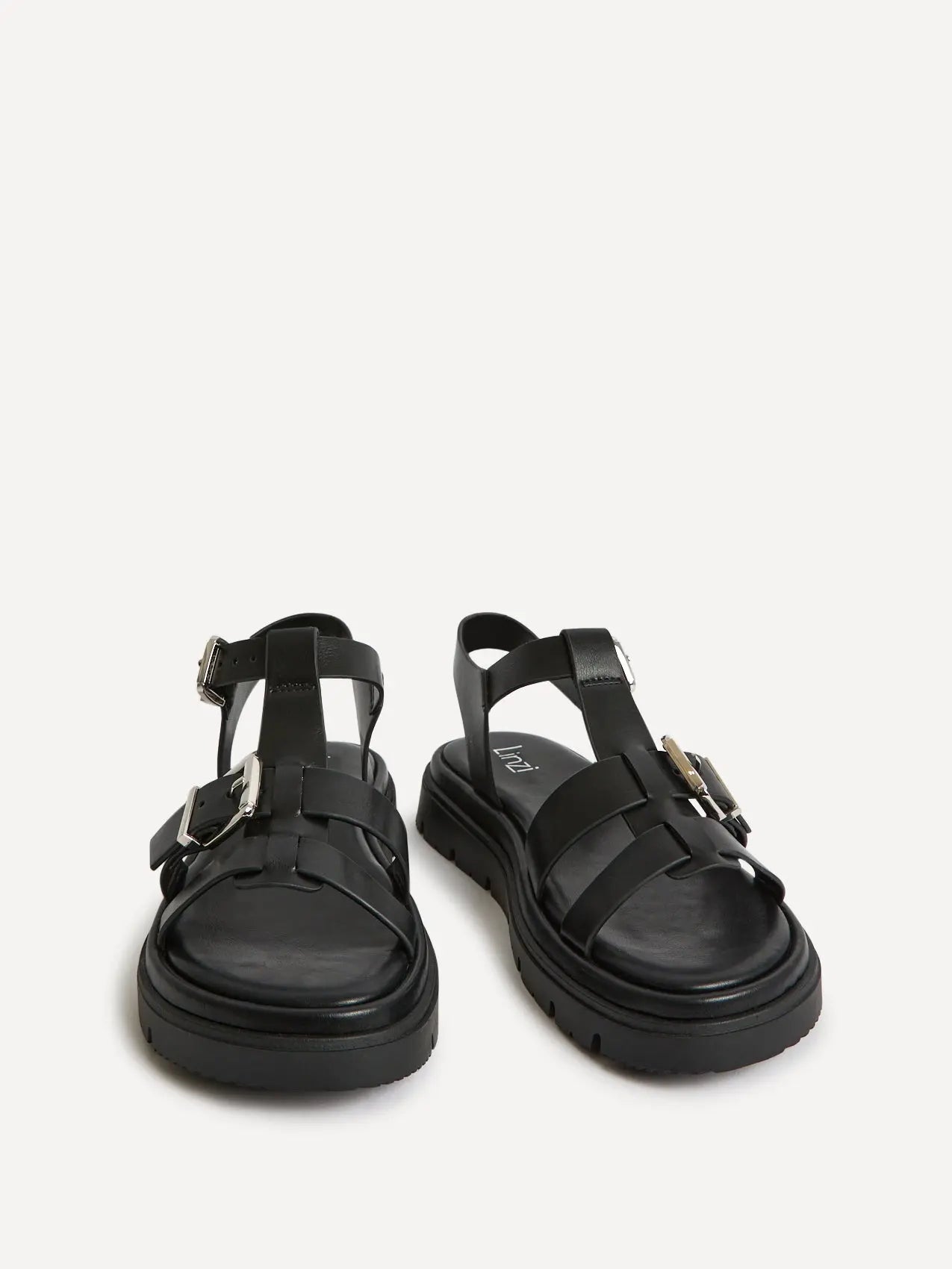 Karla | Gladiator Sandaler Dame med Justerbare Spænder | Komfortabel Flad Sål til Sommerbrug 3