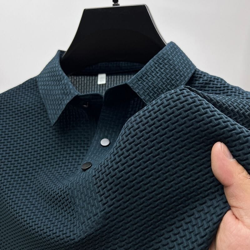 Premium Herre Polo Shirt i Åndbart Stof med Flatterende Pasform 8