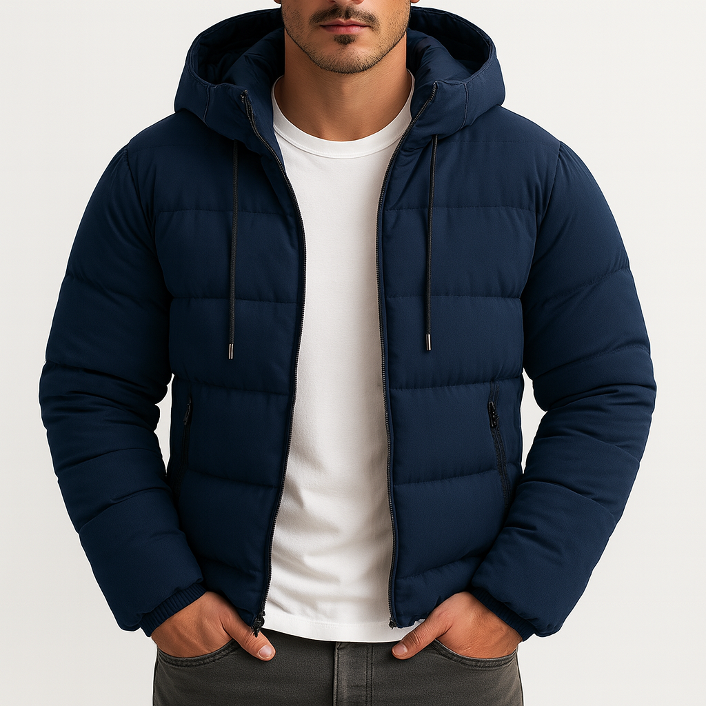 Stylish Puffer Vinter jakke Herre med Optimal Varme og Holdbar Konstruktion - Perfekt til Vinteraktiviteter 2