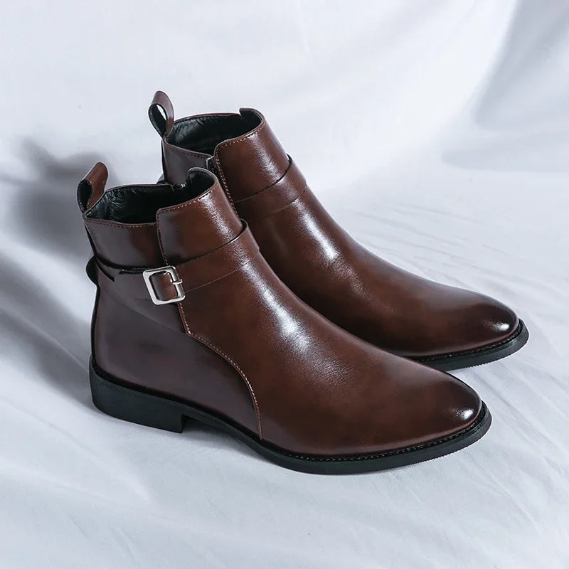 Stefan | Men's Chelsea Boots in Genuine Leather
