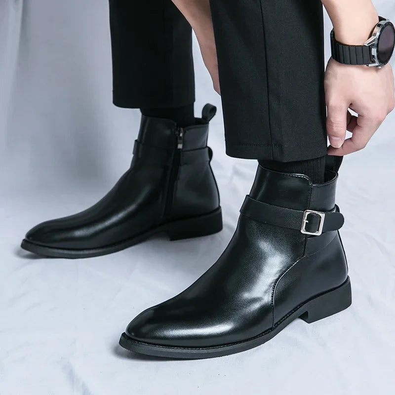 Stefan | Men's Chelsea Boots in Genuine Leather