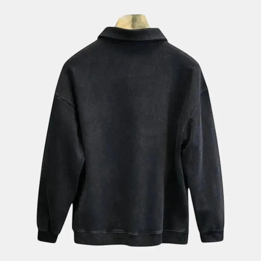 Strikket Poloshirt Til Mænd Med Knaplukning | Komfortabel Lag-på-Lag Løsning 4