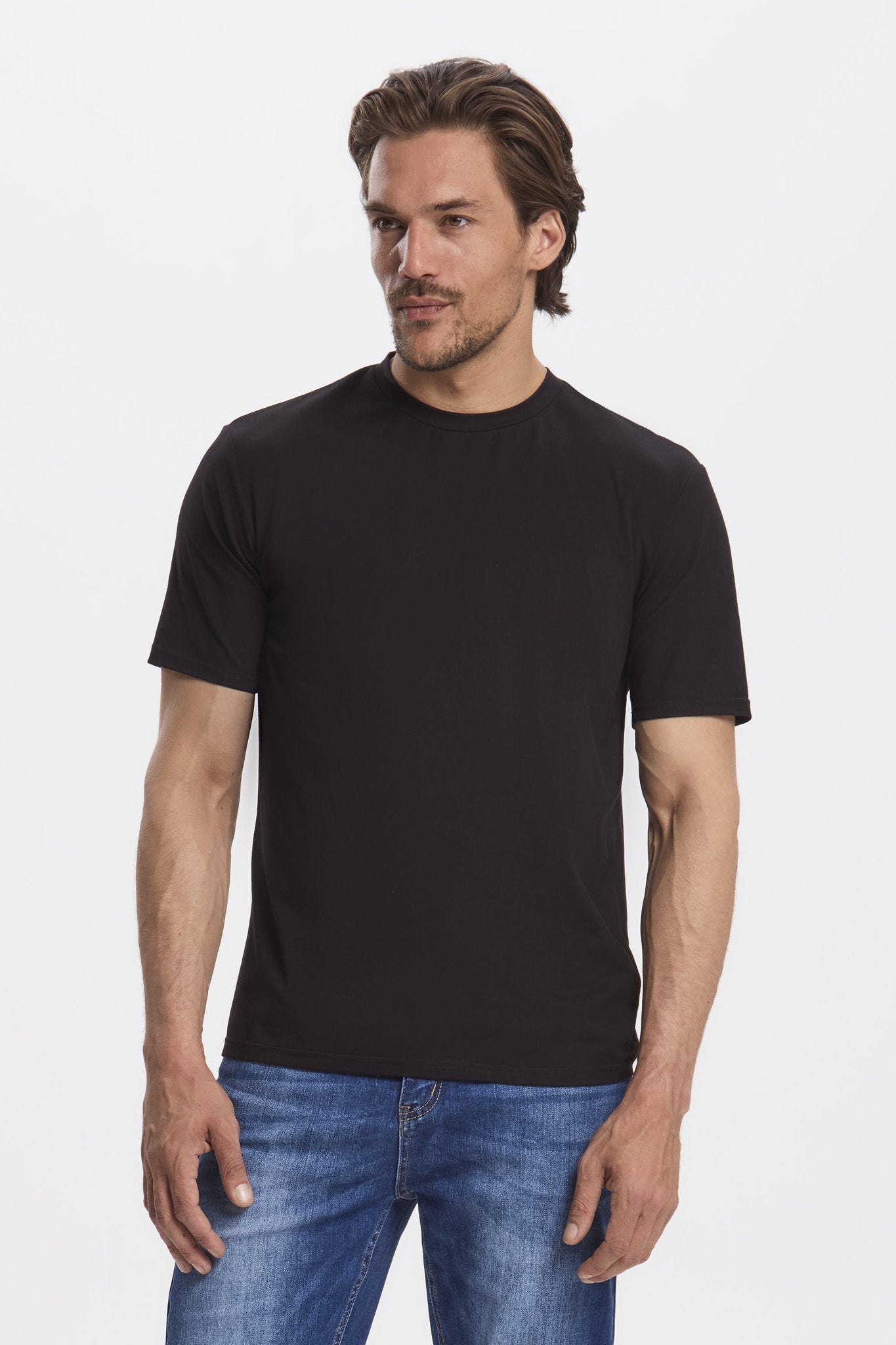 Slim Fit T-Shirt 3-Pack til Mænd - Ultra-Blød og Alsidig Design 1