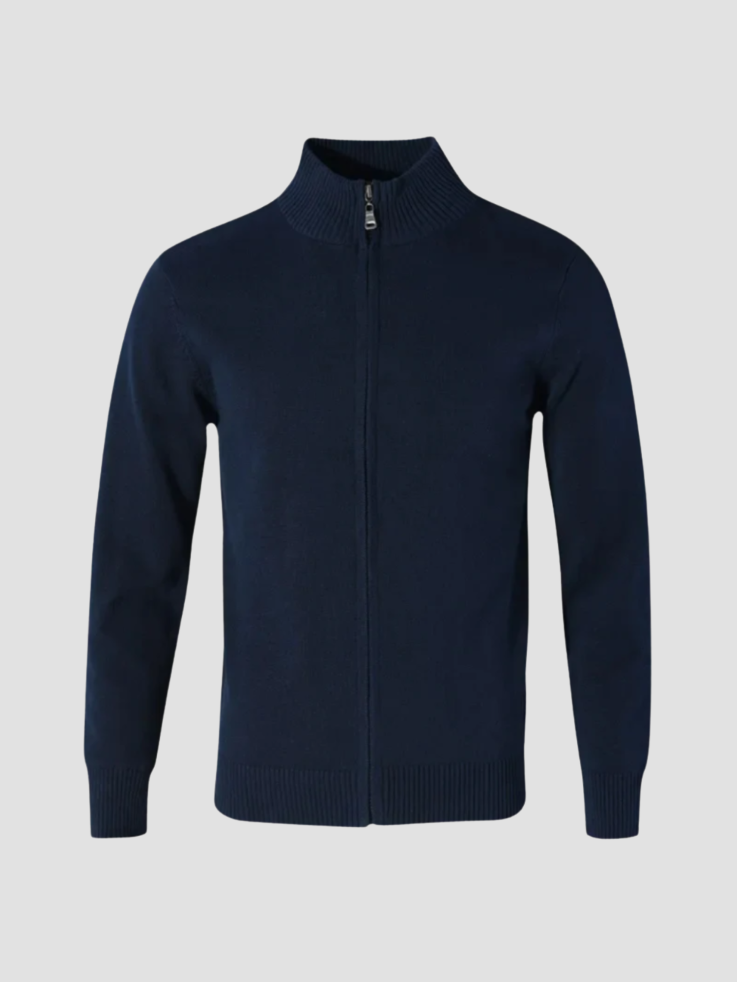 Lucas | Strikcardigan til Mænd med Lynlås