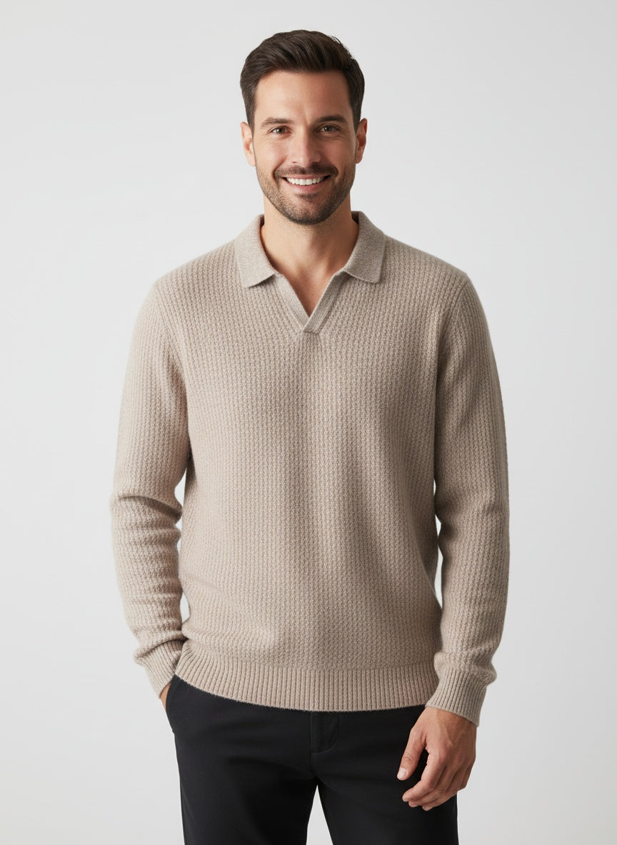 Elina | Strikket Polotrøje til Damer