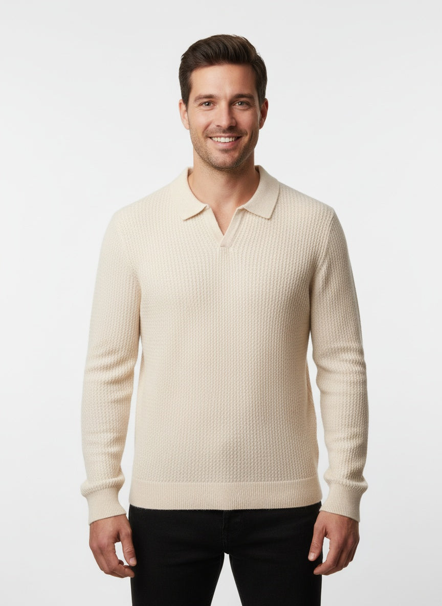 Elina | Strikket Polotrøje til Damer