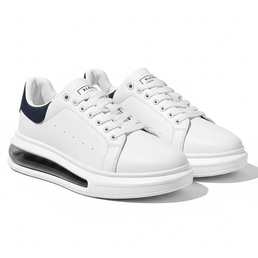 Sorte Herre Sneakers med Slankt Design og Let Komfort – Ideelle til Hverdagsbrug og Fritid - 3