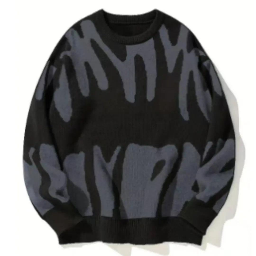 Rasmus | Sweater Herre – Struktureret Strik, Afslappet Pasform & Let Komfort