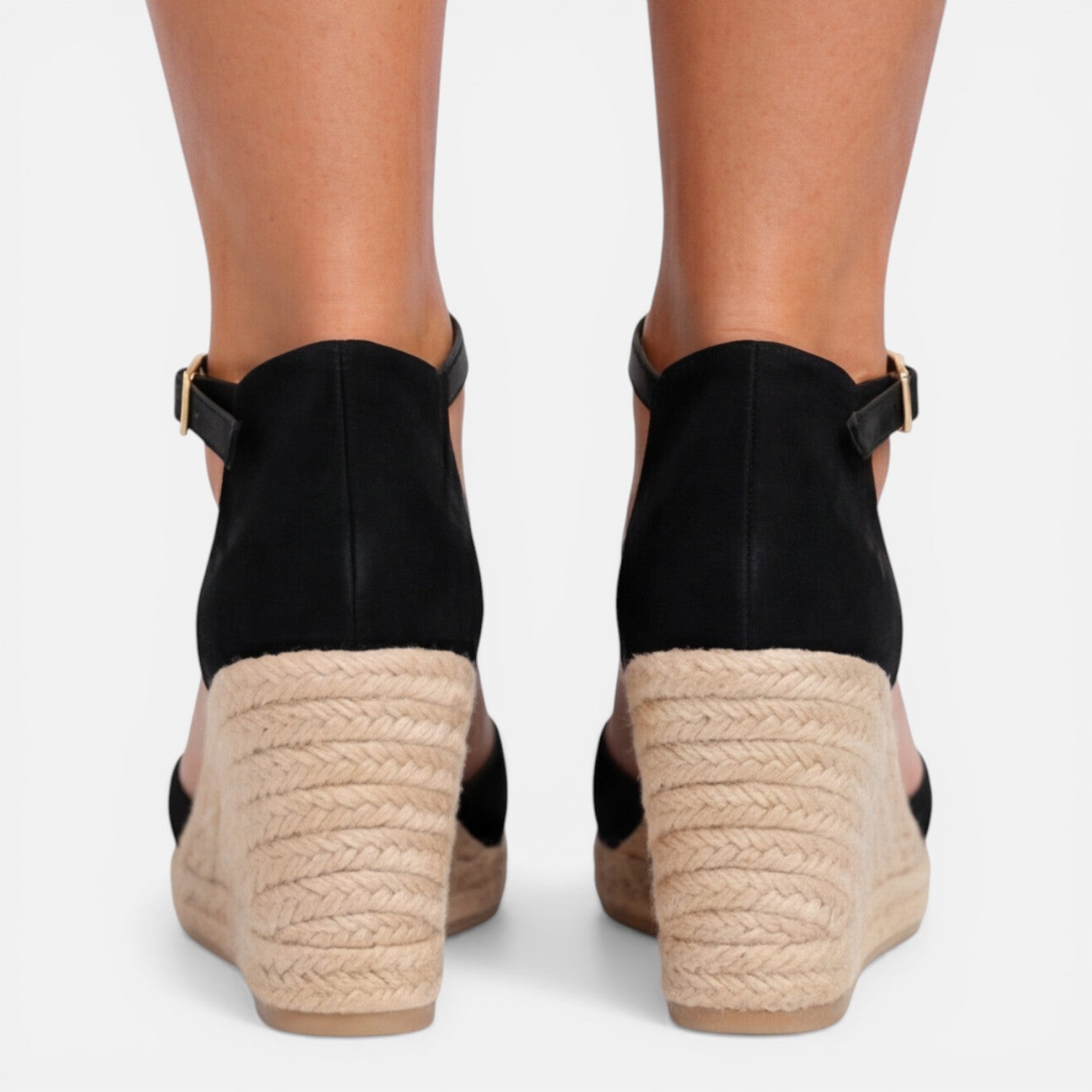 Women's Closed-Toe Wedge Sandals – Ankle Strap, Comfort Sole