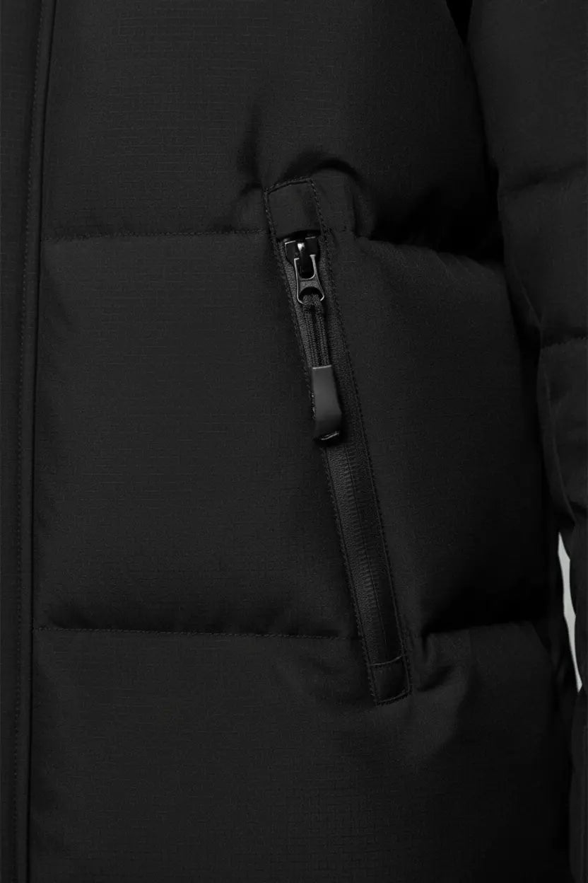 Nikolaj | Vinterjakke Herre – Lang Vandafvisende, Isoleret & Hætte