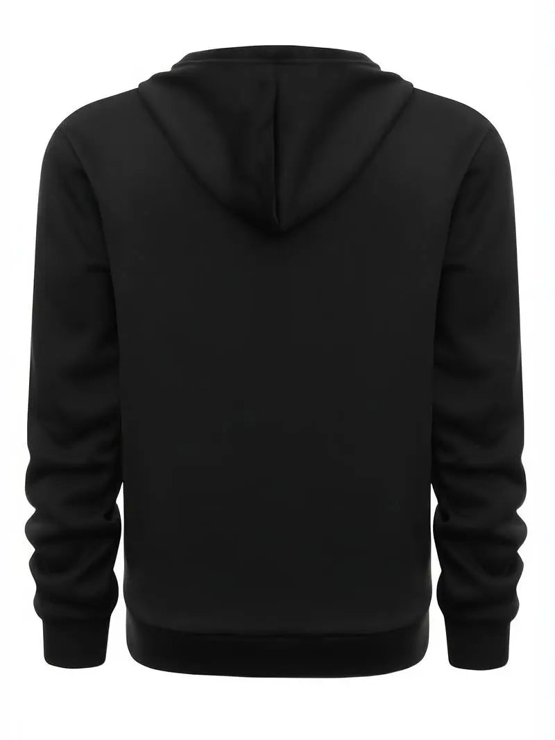 Hættetrøjer Mænd | Løs Pasform Hoodie med Justerbar Hætte | Komfortabel til Hverdagsbrug 17