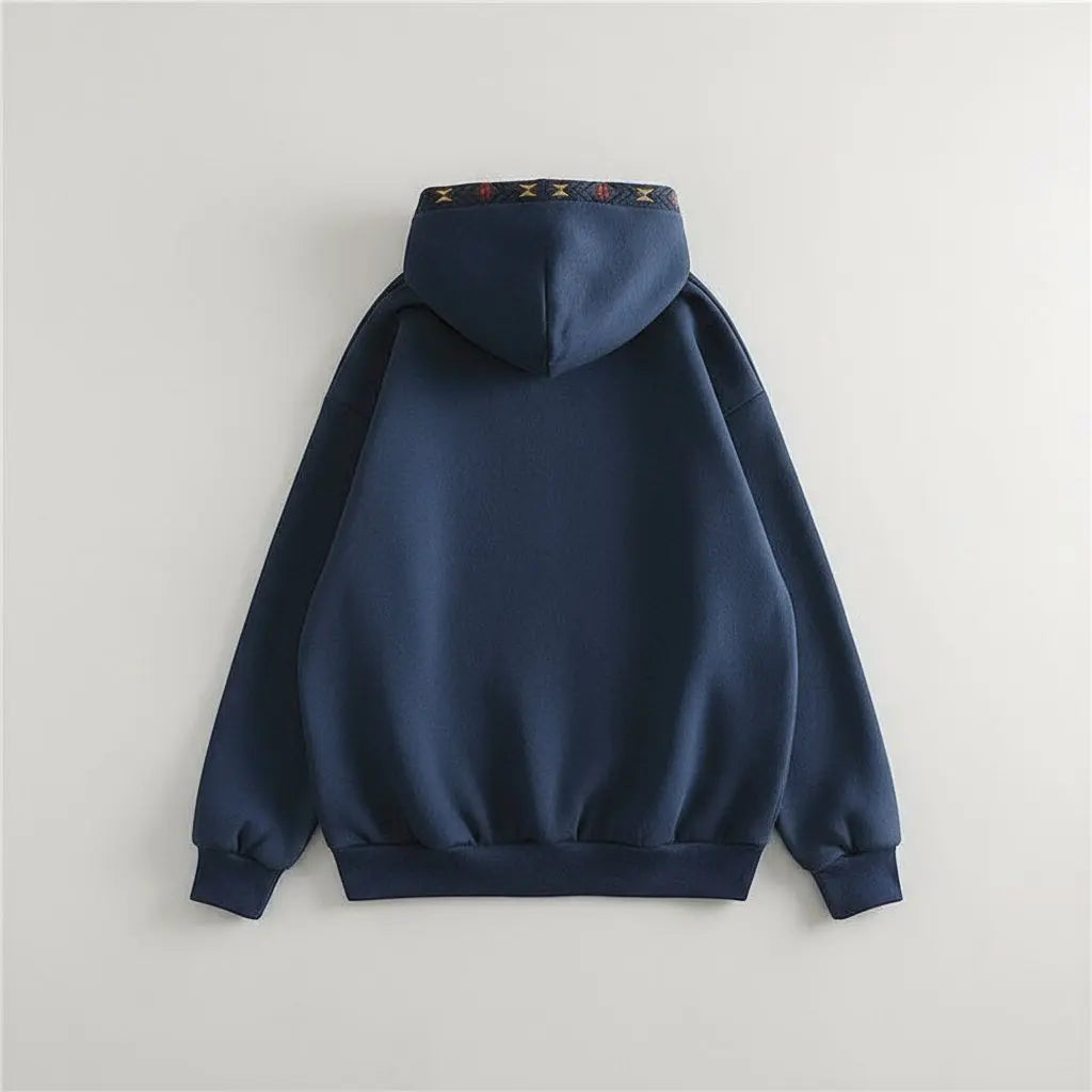 Oversize Hoodie til Dame med Broderi og Justerbar Hætte | Komfortabel og Stilfuld til Hverdagsbrug 2