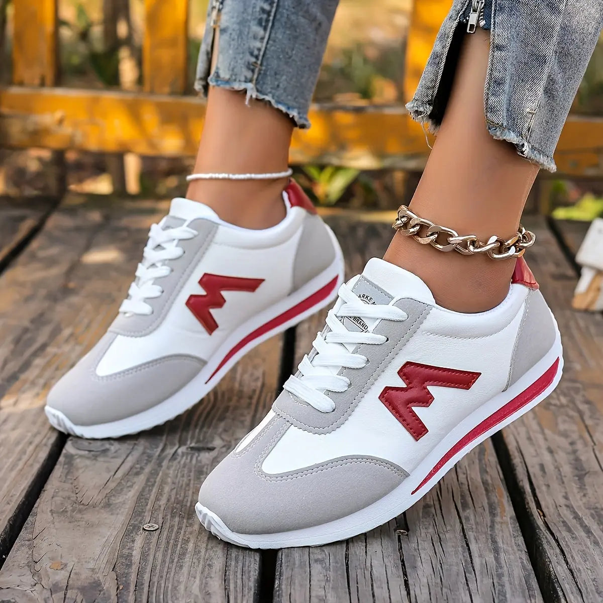 Hanne | Ortopædiske Low-Top Sneakers med Åndbart Mesh | Stødabsorberende Komfort for Aktiv Livsstil 1
