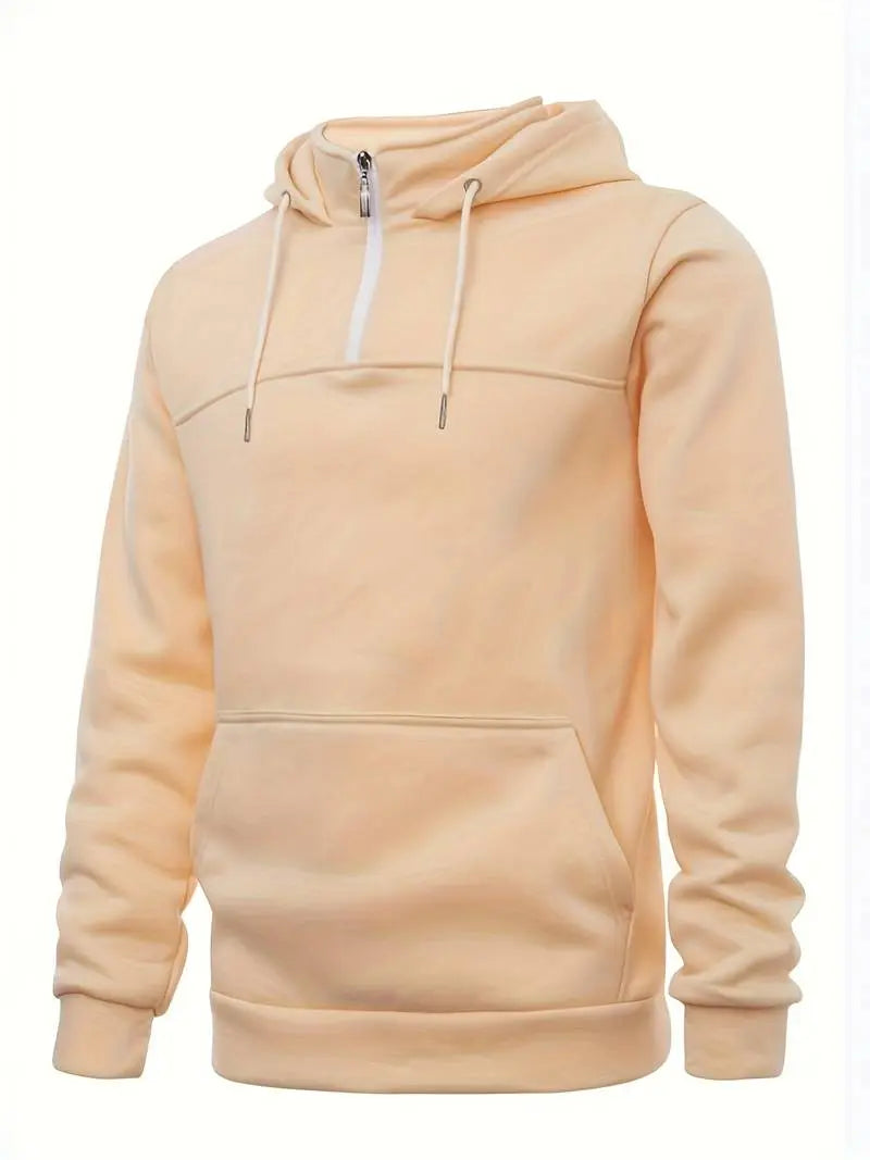 Hættetrøjer Mænd | Løs Pasform Hoodie med Justerbar Hætte | Komfortabel til Hverdagsbrug 15