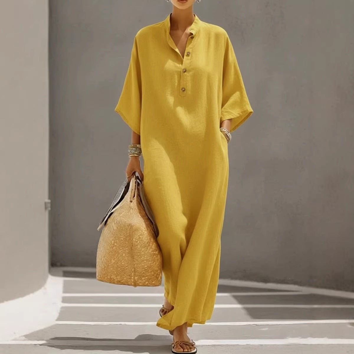 Sukienka Maxi w Stylu Resort – Lekka Letnia