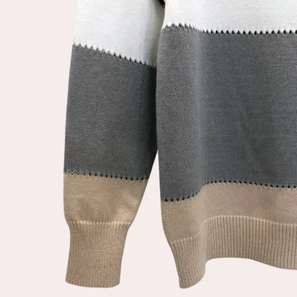 Elegant Sweater | Leopardprint Trøje med Løs Pasform | Komfortabel Vinterbeklædning 2