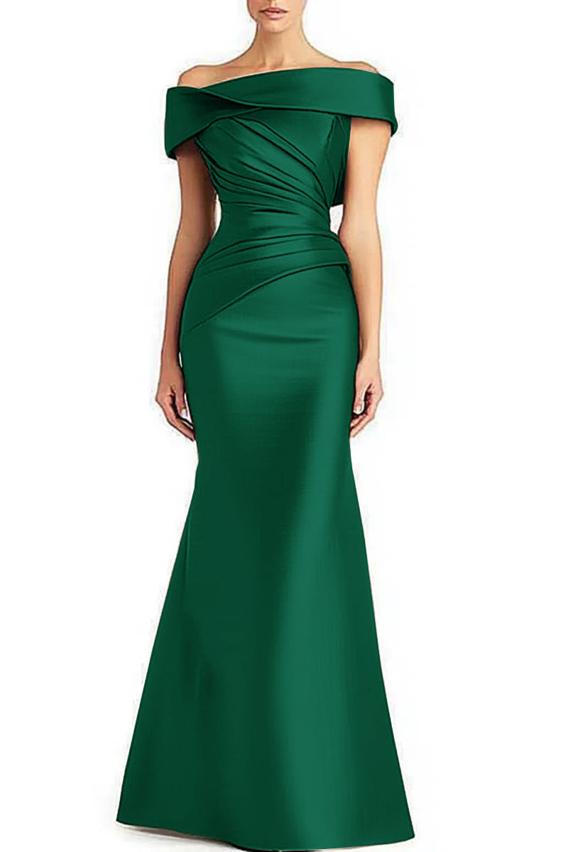 Havfrue Maxikjole Dame Off-Shoulder – Figursyet Festkjole
