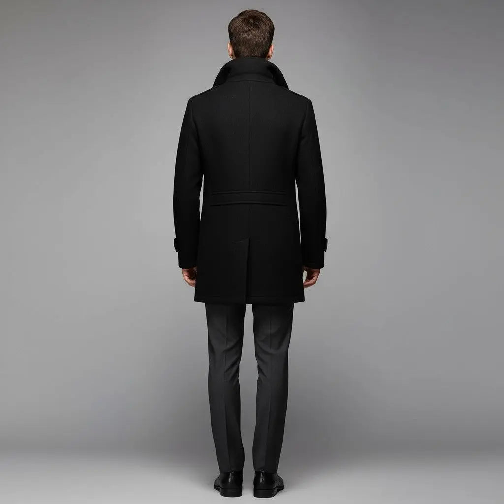 Jonas | Varm Herre Vinterfrakke med Dobbelt Lag