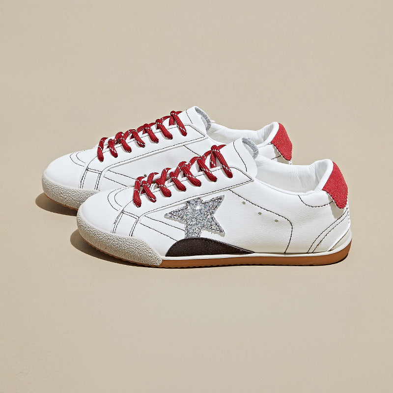 Retro Sneakers Dame Stjerne – Sporty Sneakers til Hverdag