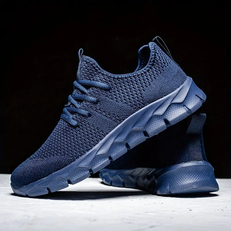 Sneakers til mænd – Mesh Overdel i Letvægtsmodel – Komfort til Aktiv Hverdagsbrug