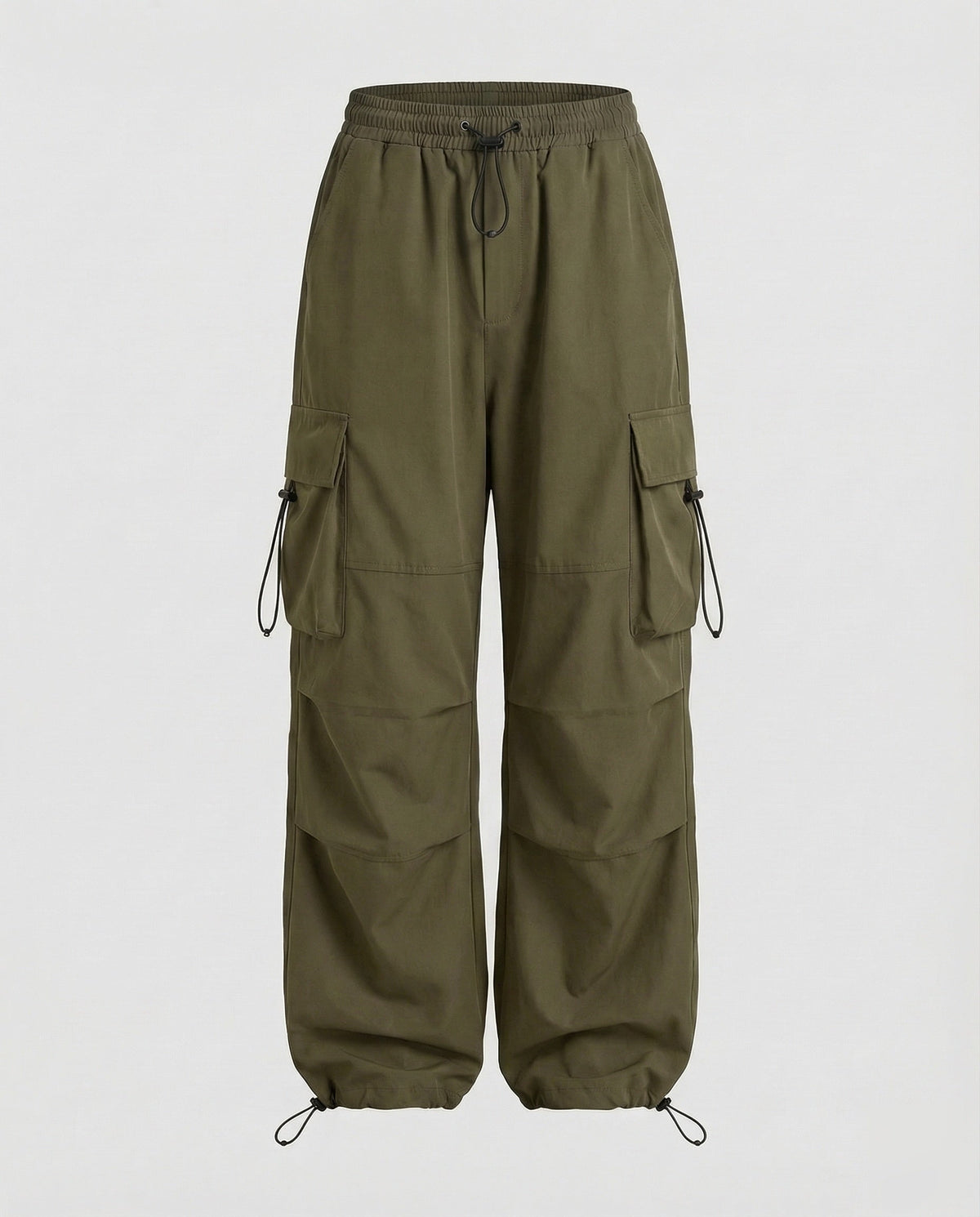 Parachute Cargo Pants Women – Loose Trousers with Side Pockets