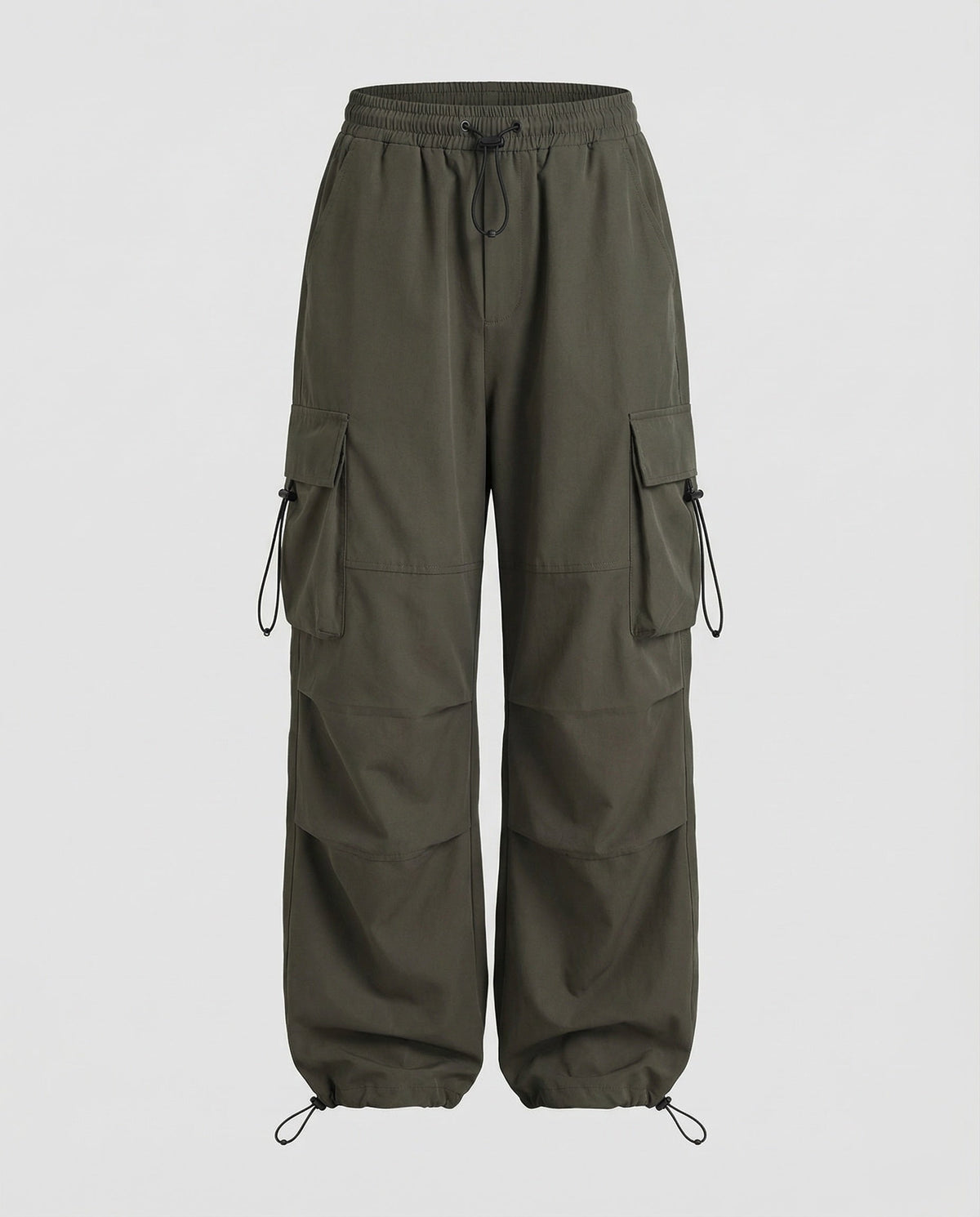 Parachute Cargo Pants Women – Loose Trousers with Side Pockets