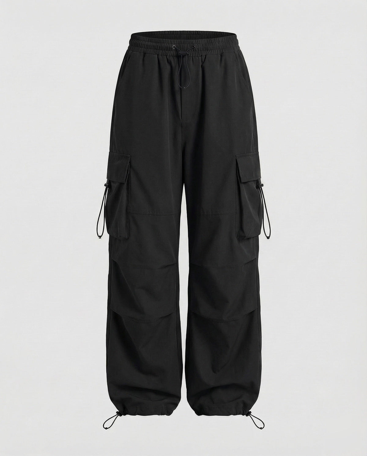 Parachute Cargo Pants Women – Loose Trousers with Side Pockets