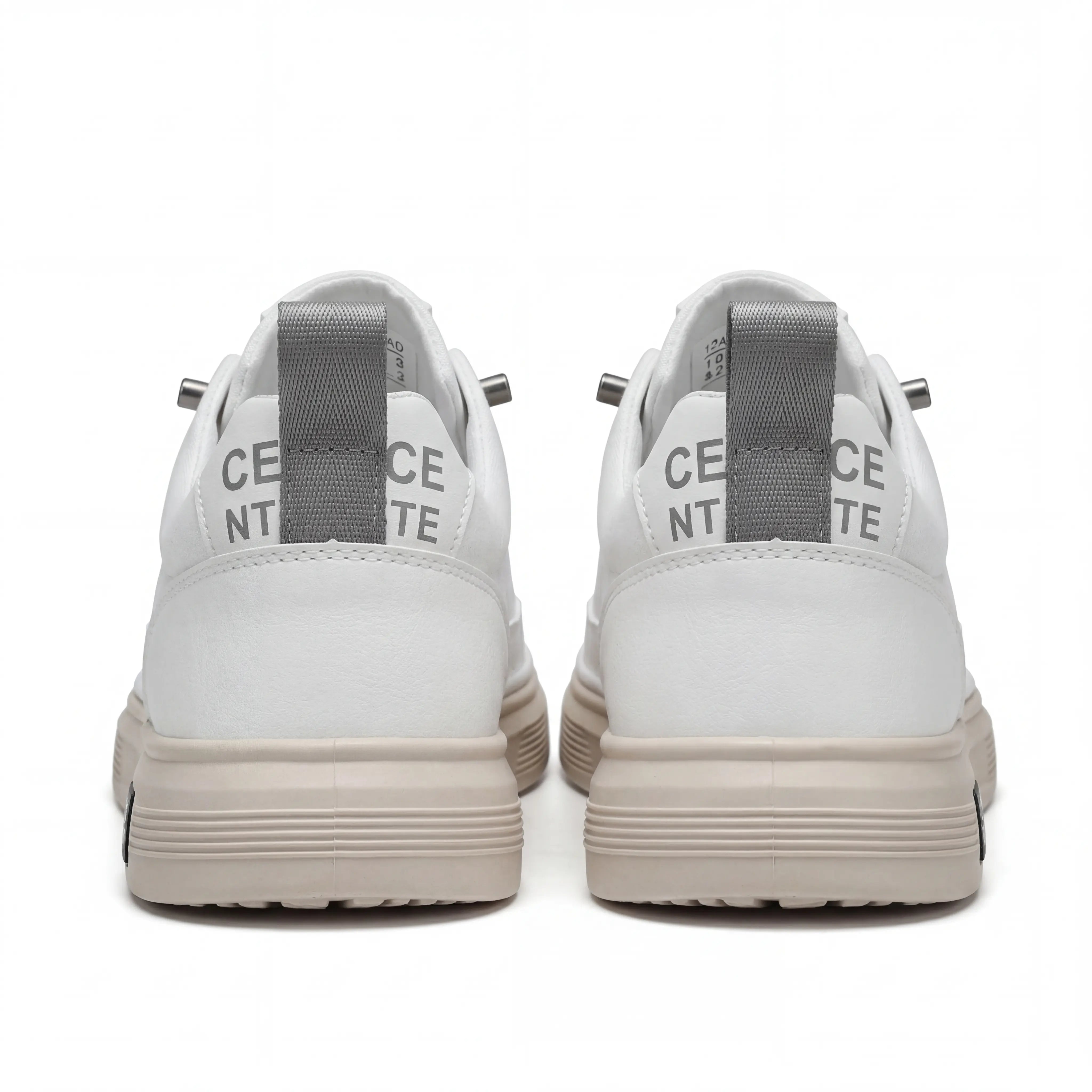 Sneakers til mænd platformsål – Bagfra – Gummisål og komfortabelt design