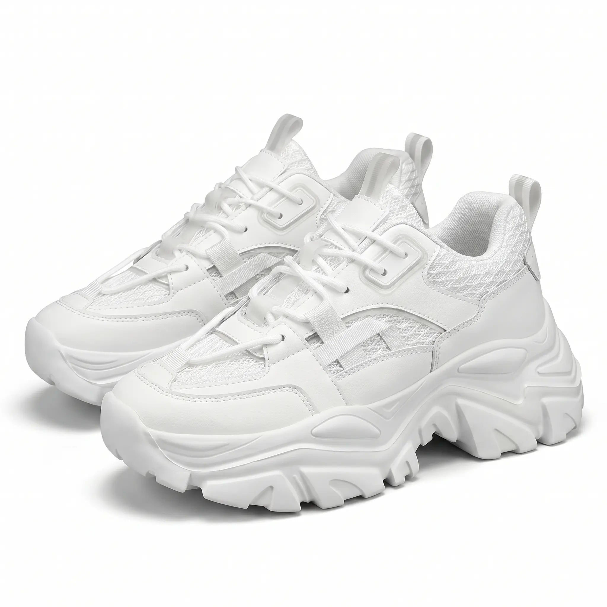 Men's Sneakers – Deep Sole in Modern Look – Light Comfort with Breathable Design