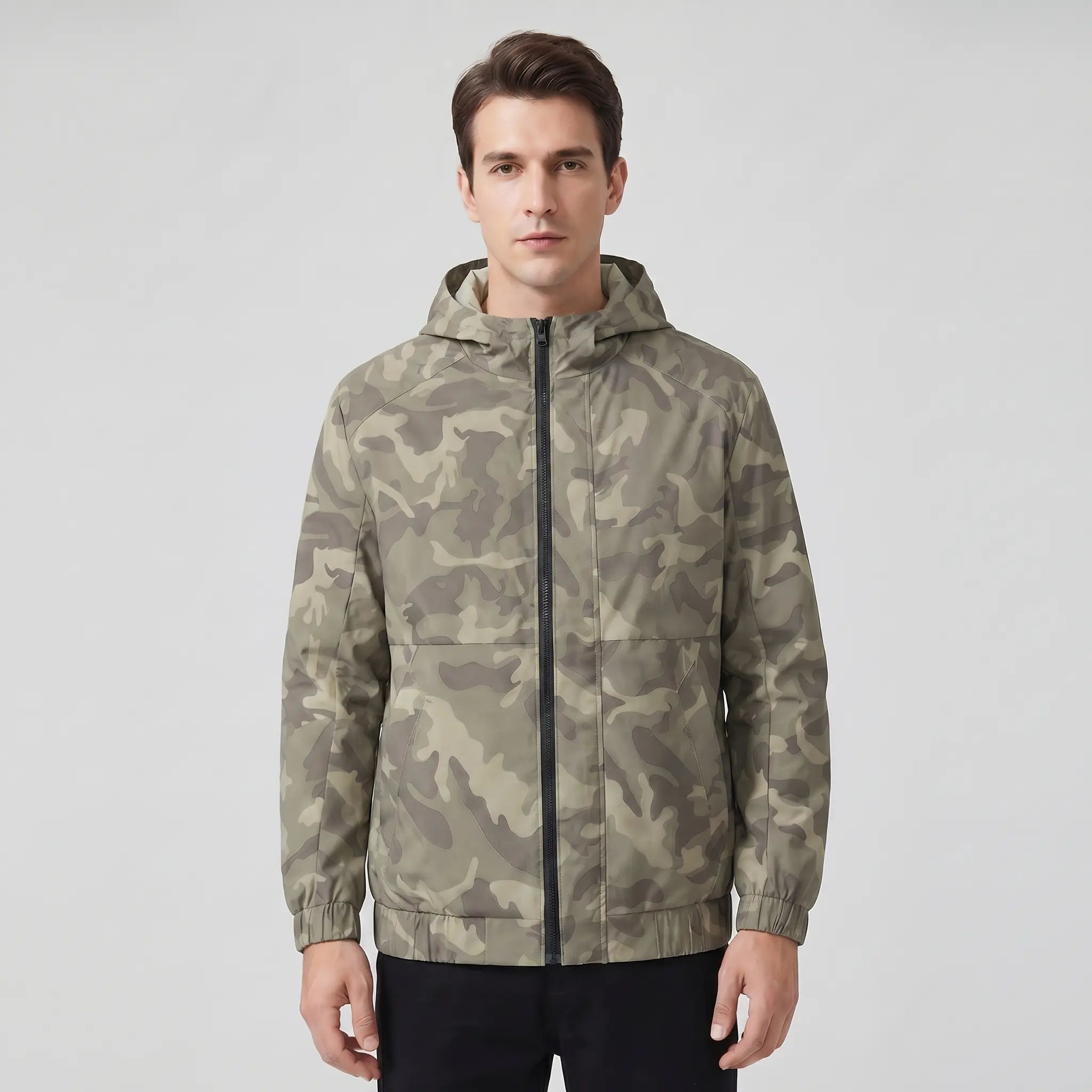 Men's Field Jacket Camouflage Military Jacket Windproof