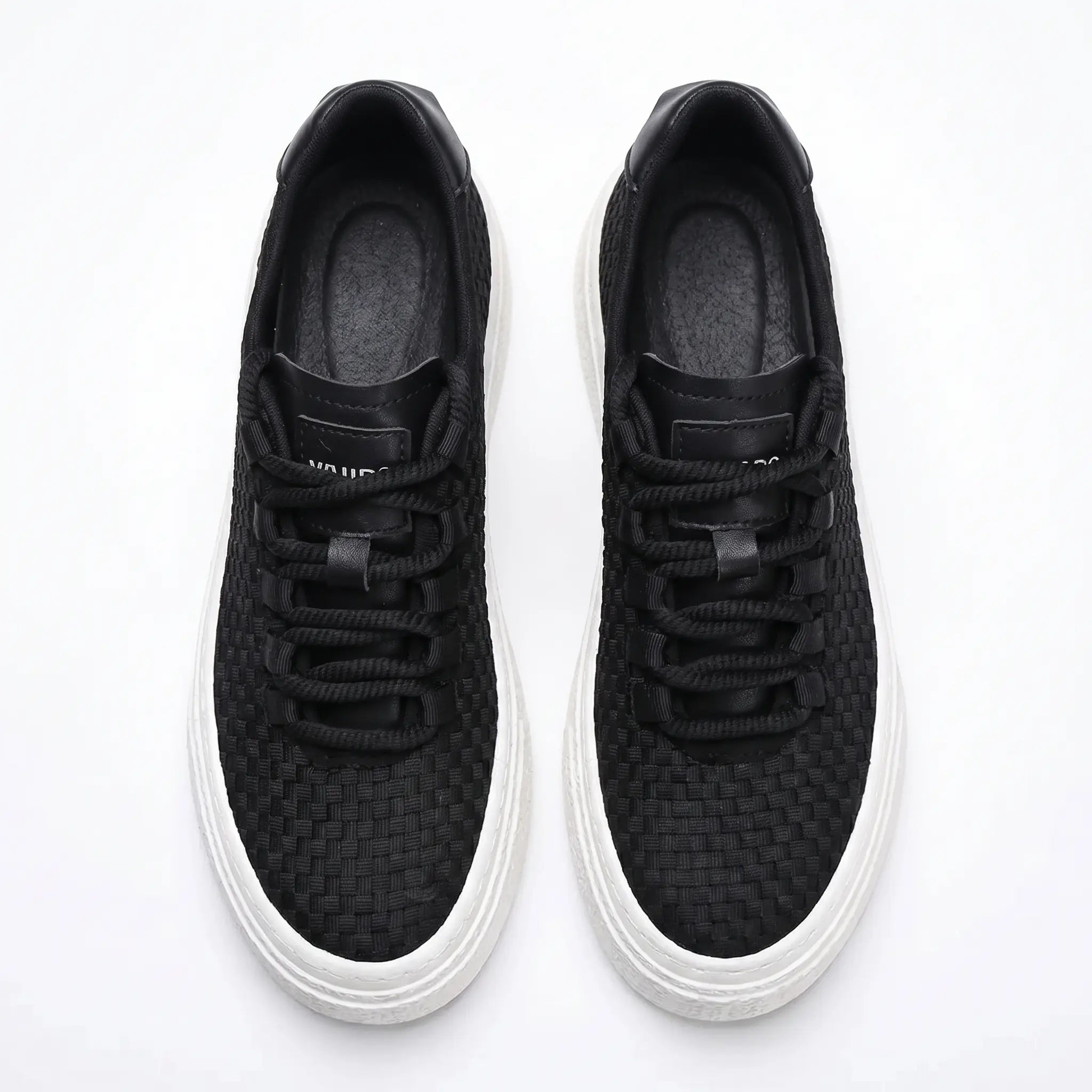 Buty sportowe męskie czarne mesh PU antypoślizgowe amortyzacja regular fit na co dzień