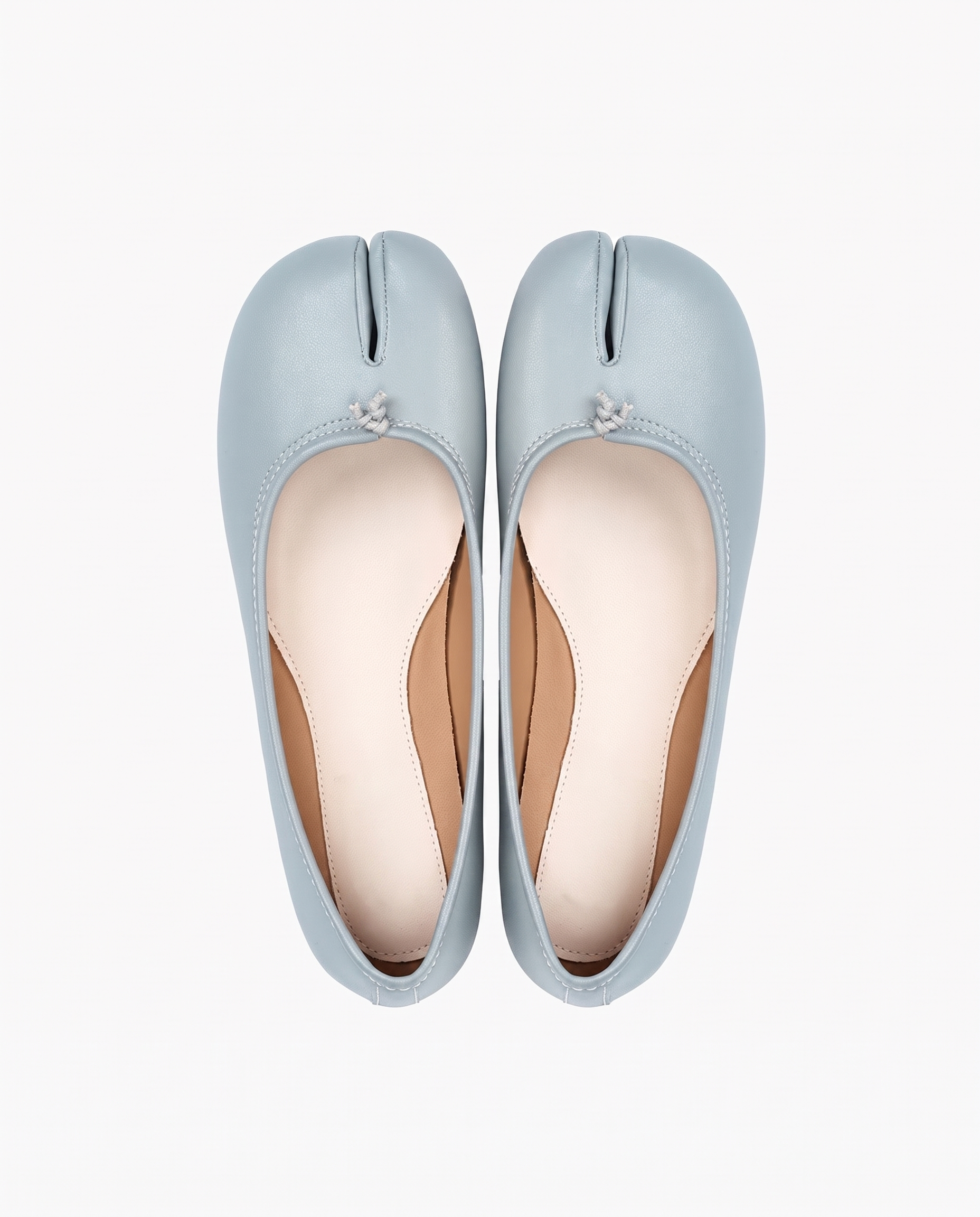 Tabi Ballet Flats Women – Split Toe Microfibre Leather