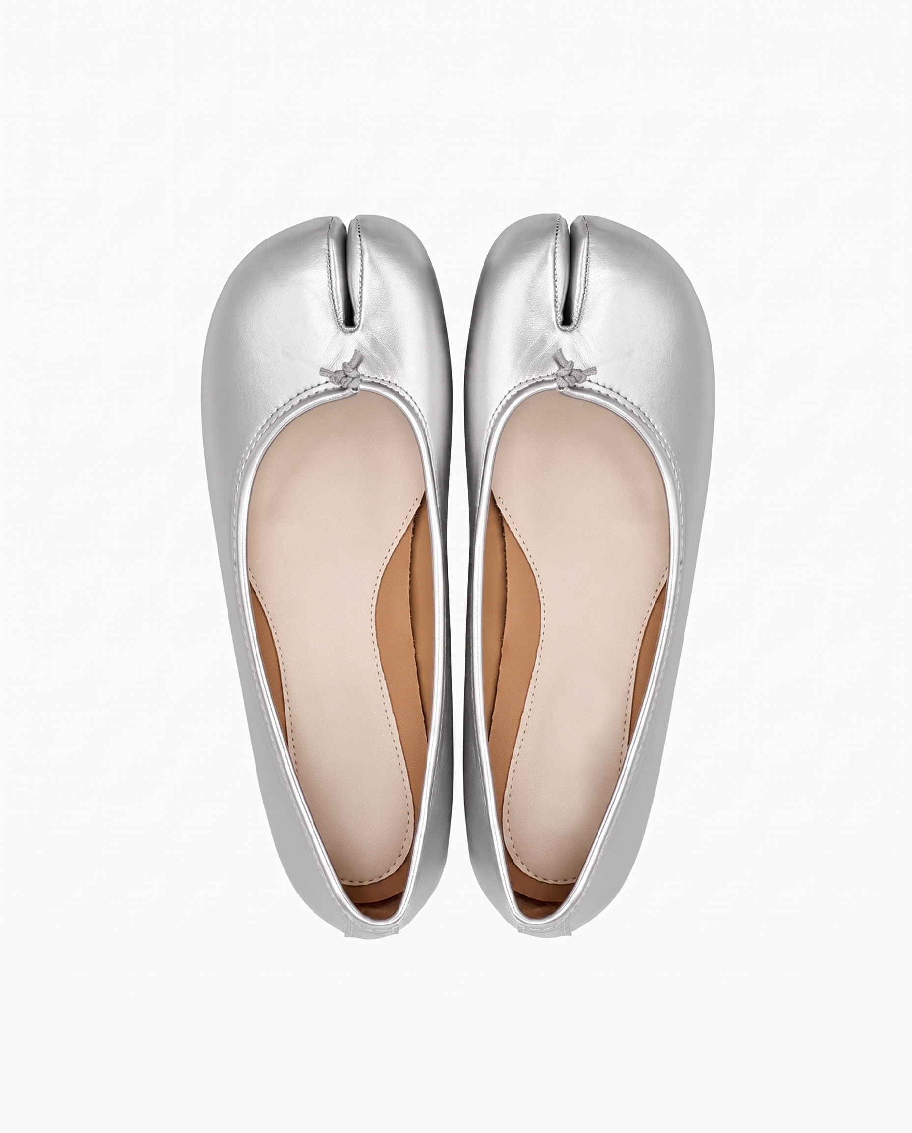 Tabi Ballet Flats Women – Split Toe Microfibre Leather