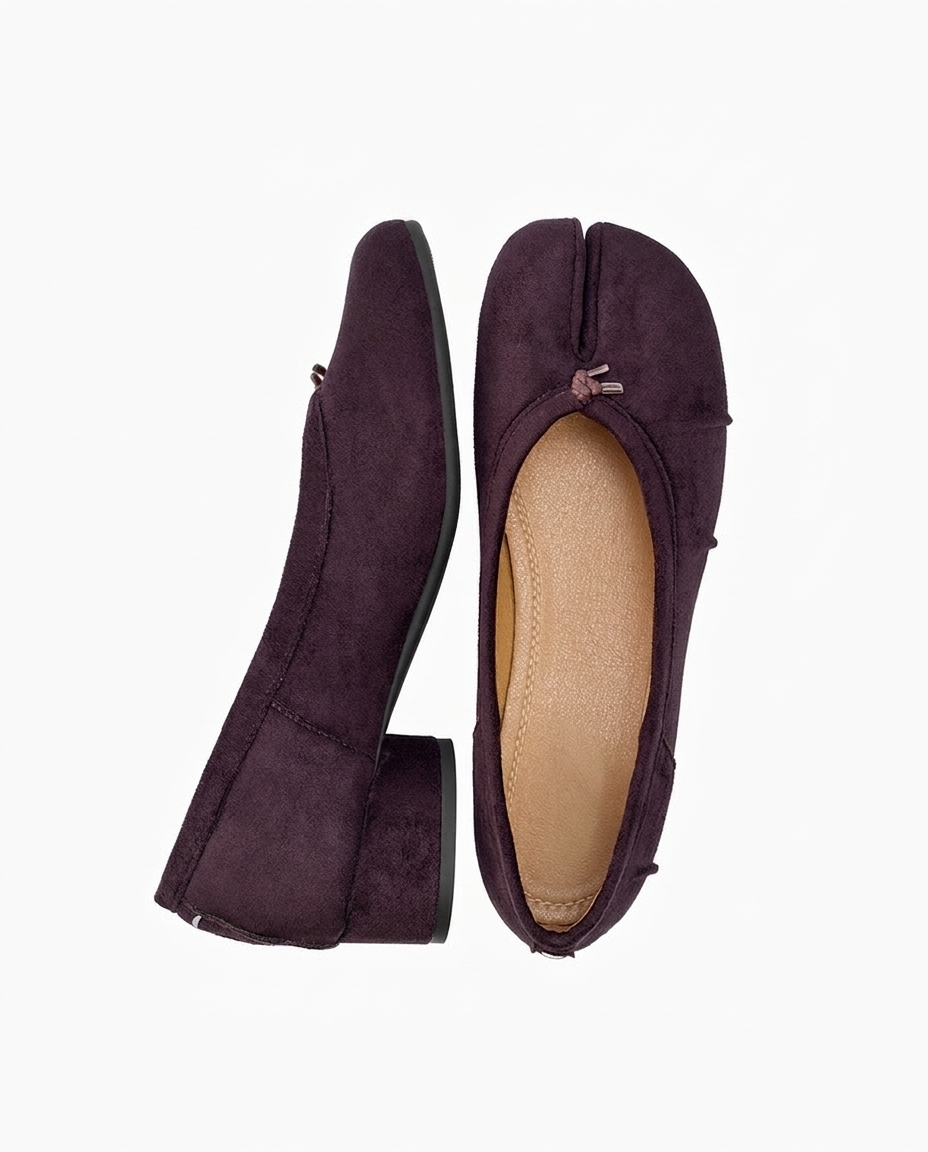 Tabi Pumps Women – Lace-Up Block Heel Split Toe