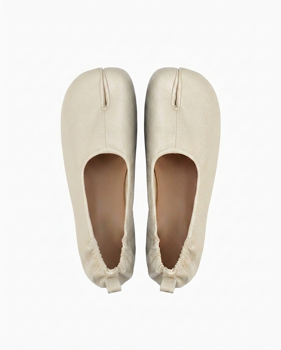 Tabi Pumps Women – Block Heel Split Toe Microfibre
