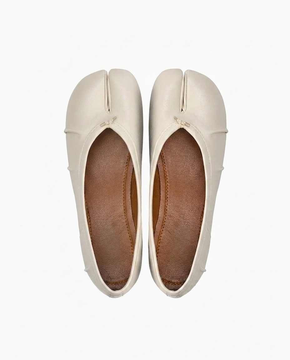 Tabi Pumps Women – Lace-Up Block Heel Split Toe