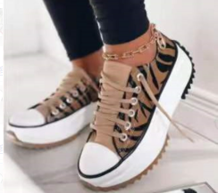 Platform Sneakers Dame – Ortopædiske Snøresko med Buestøtte
