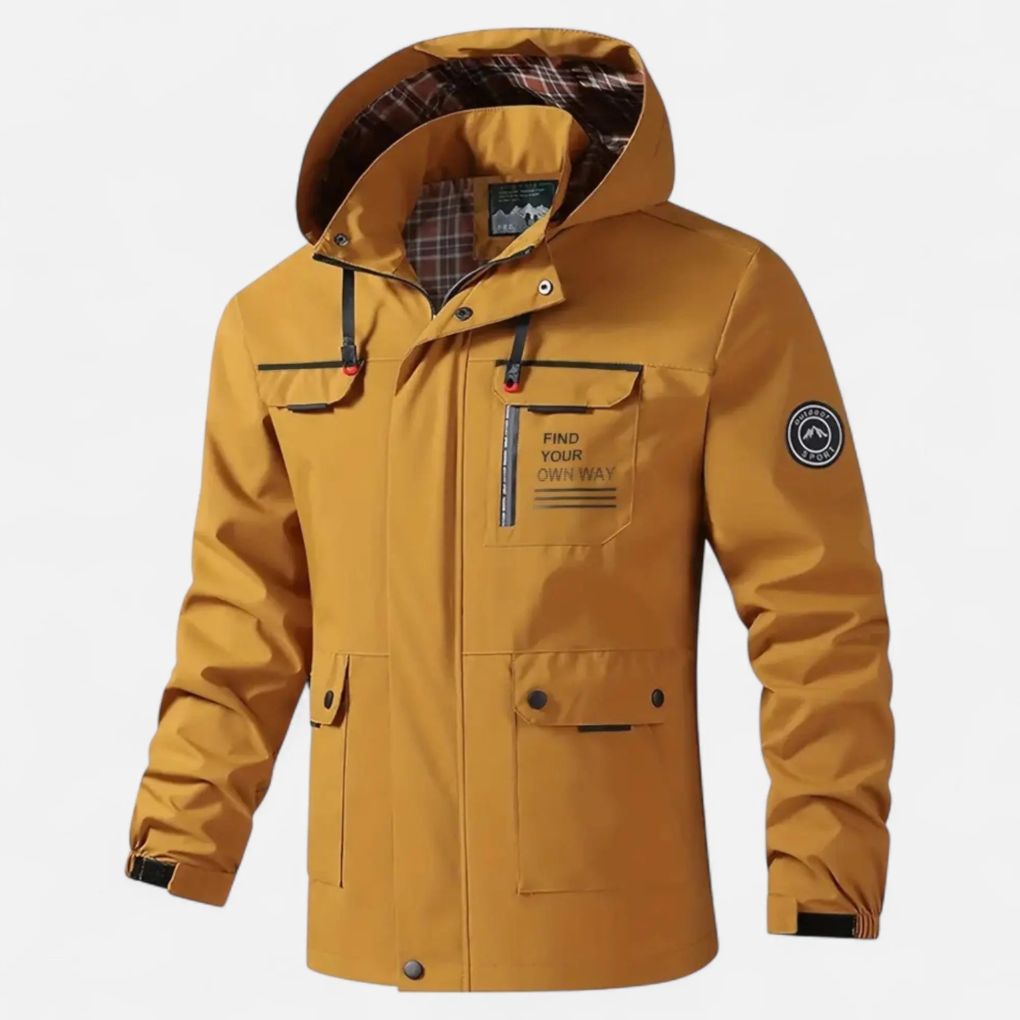 Rasmus | Let Softshell Jakke til Mænd med Vindbeskyttelse